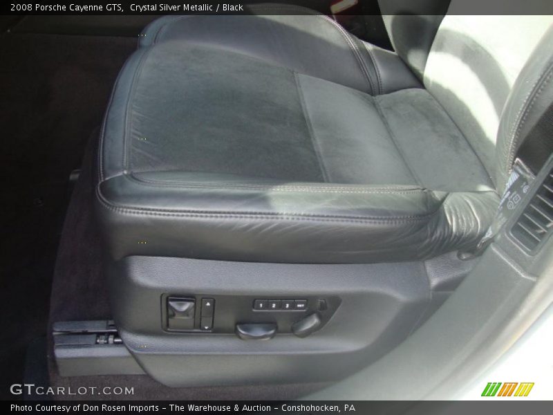 Crystal Silver Metallic / Black 2008 Porsche Cayenne GTS