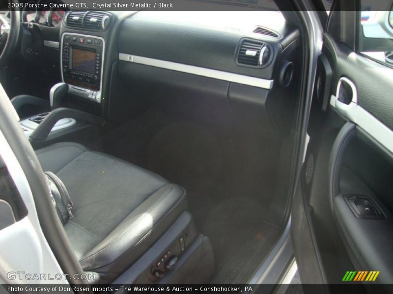 Crystal Silver Metallic / Black 2008 Porsche Cayenne GTS