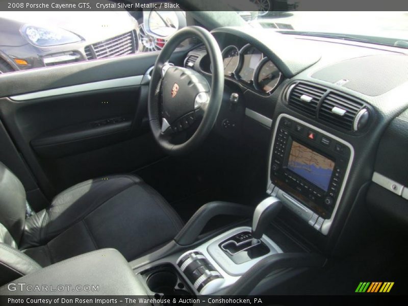 Crystal Silver Metallic / Black 2008 Porsche Cayenne GTS