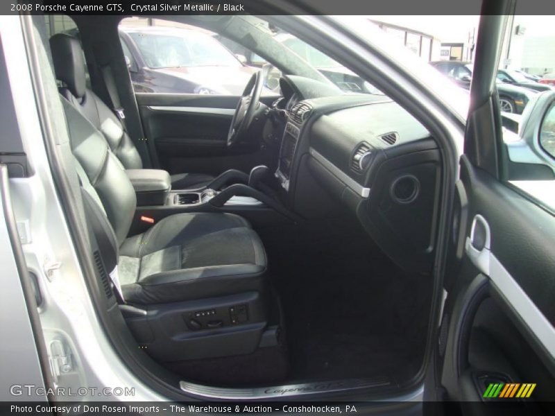 Crystal Silver Metallic / Black 2008 Porsche Cayenne GTS