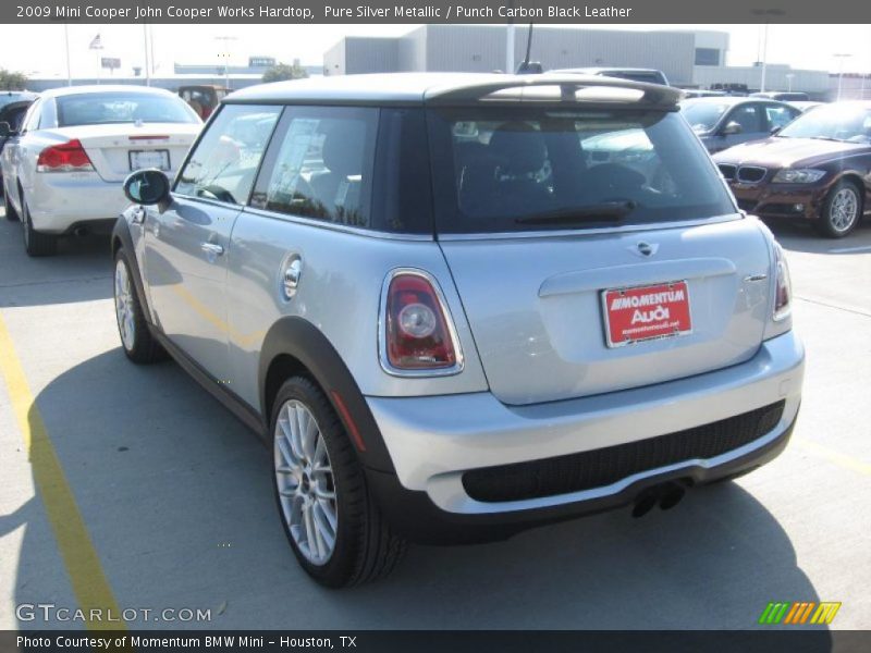 Pure Silver Metallic / Punch Carbon Black Leather 2009 Mini Cooper John Cooper Works Hardtop