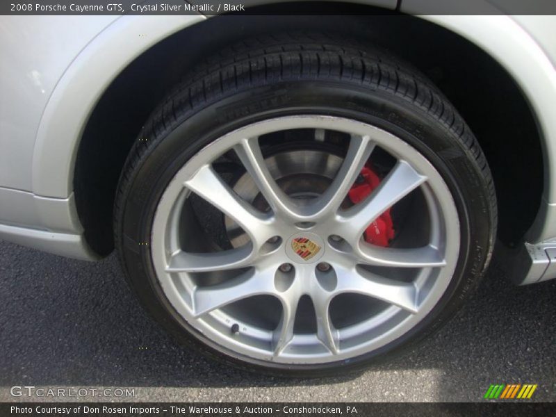 Crystal Silver Metallic / Black 2008 Porsche Cayenne GTS