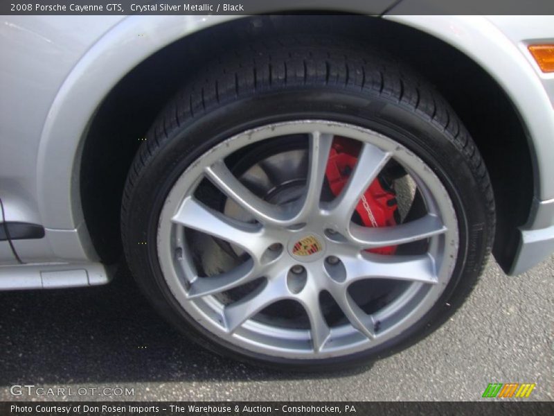 Crystal Silver Metallic / Black 2008 Porsche Cayenne GTS