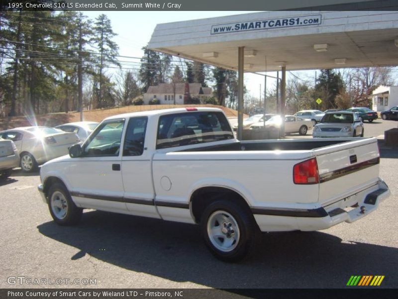 Summit White / Gray 1995 Chevrolet S10 LS Extended Cab