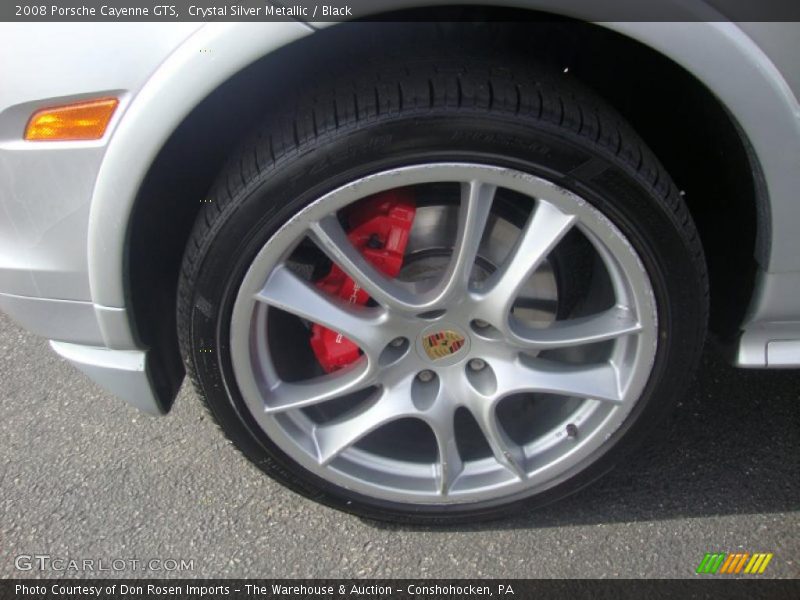 Crystal Silver Metallic / Black 2008 Porsche Cayenne GTS