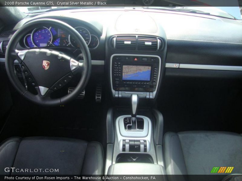 Crystal Silver Metallic / Black 2008 Porsche Cayenne GTS
