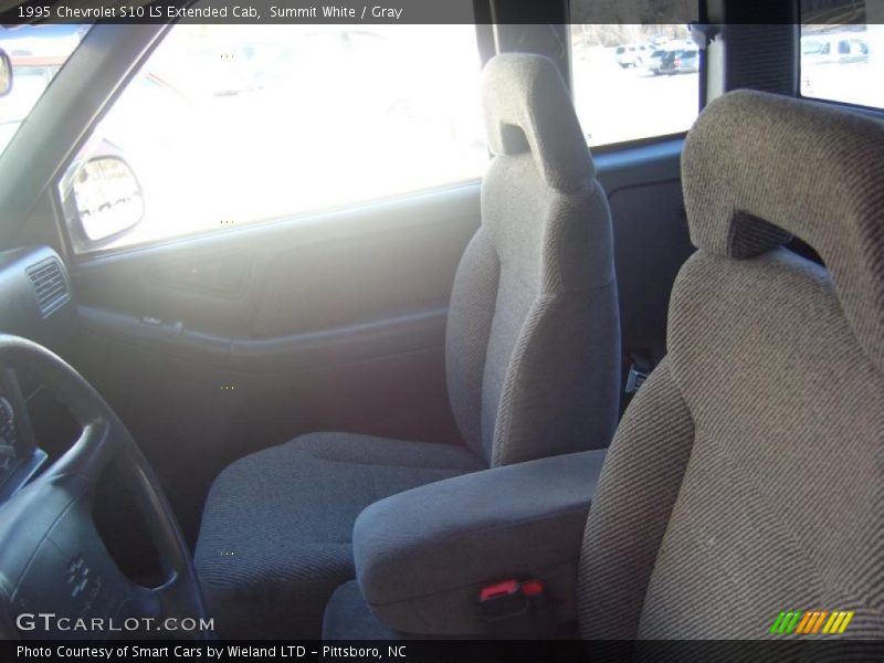 Summit White / Gray 1995 Chevrolet S10 LS Extended Cab