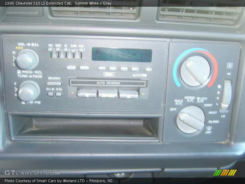 Summit White / Gray 1995 Chevrolet S10 LS Extended Cab