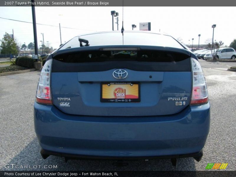Seaside Blue Pearl / Bisque Beige 2007 Toyota Prius Hybrid
