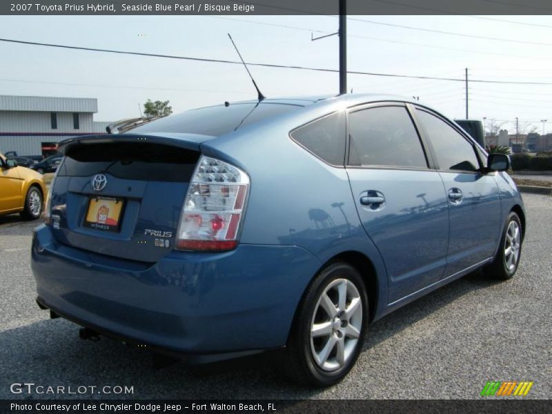 Seaside Blue Pearl / Bisque Beige 2007 Toyota Prius Hybrid