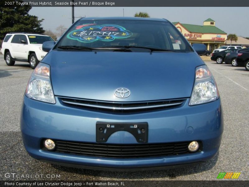 Seaside Blue Pearl / Bisque Beige 2007 Toyota Prius Hybrid