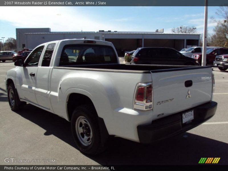 Arctic White / Slate 2007 Mitsubishi Raider LS Extended Cab