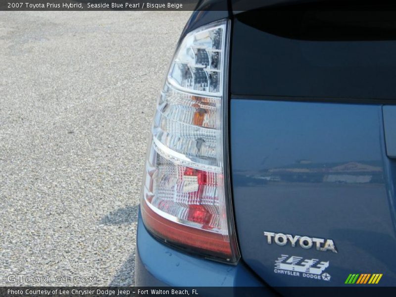 Seaside Blue Pearl / Bisque Beige 2007 Toyota Prius Hybrid