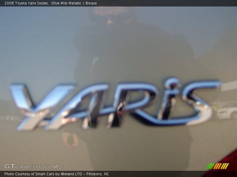 Olive Mist Metallic / Bisque 2008 Toyota Yaris Sedan