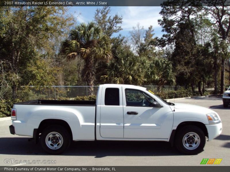 Arctic White / Slate 2007 Mitsubishi Raider LS Extended Cab