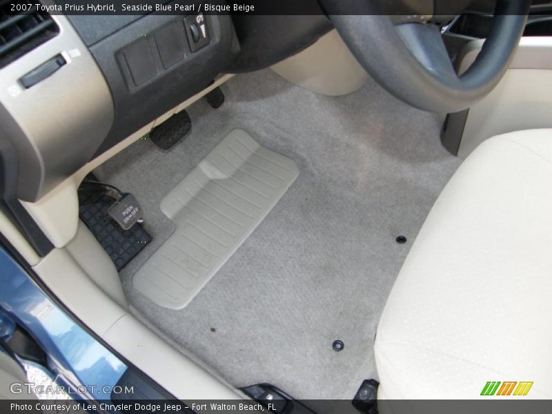 Seaside Blue Pearl / Bisque Beige 2007 Toyota Prius Hybrid