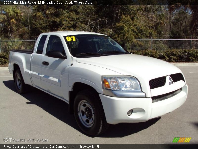 Arctic White / Slate 2007 Mitsubishi Raider LS Extended Cab