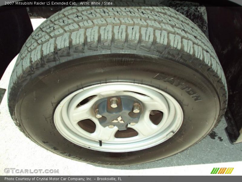 Arctic White / Slate 2007 Mitsubishi Raider LS Extended Cab