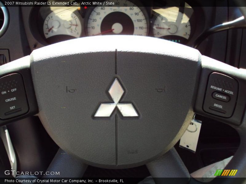 Arctic White / Slate 2007 Mitsubishi Raider LS Extended Cab