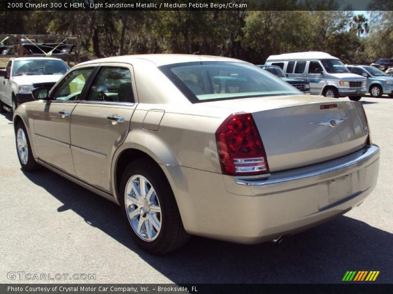 Light Sandstone Metallic / Medium Pebble Beige/Cream 2008 Chrysler 300 C HEMI