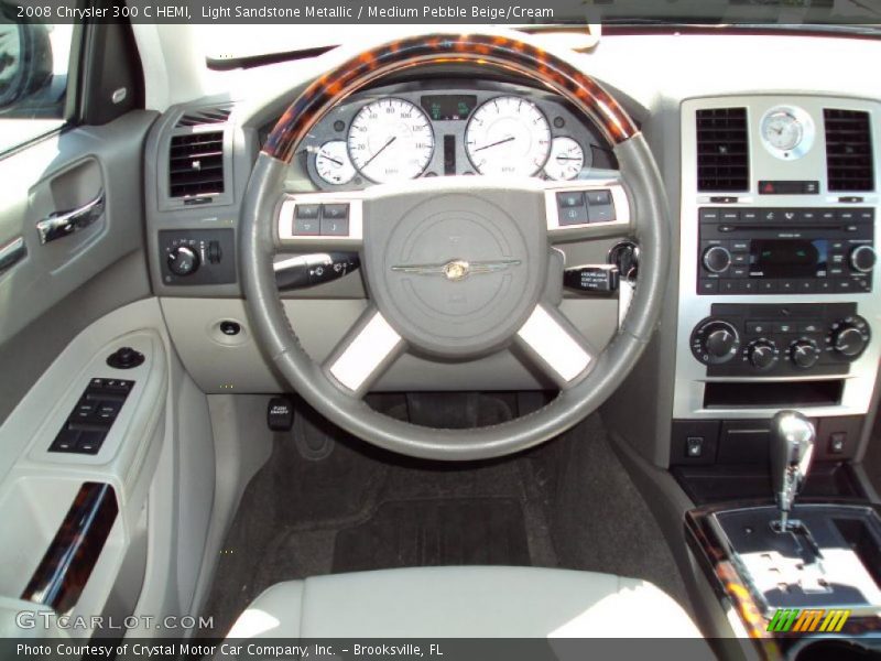 Light Sandstone Metallic / Medium Pebble Beige/Cream 2008 Chrysler 300 C HEMI