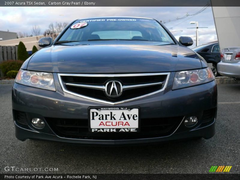Carbon Gray Pearl / Ebony 2007 Acura TSX Sedan