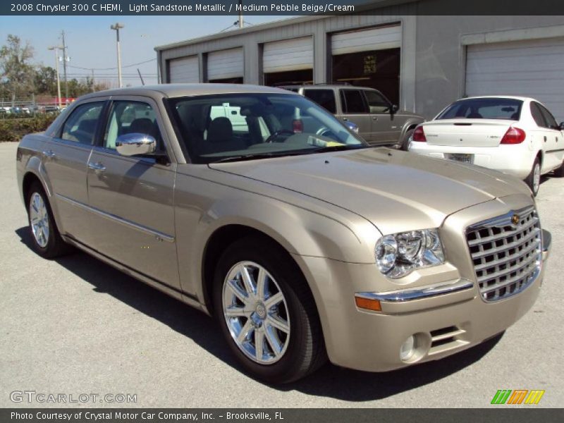 Light Sandstone Metallic / Medium Pebble Beige/Cream 2008 Chrysler 300 C HEMI