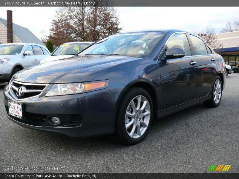 Carbon Gray Pearl / Ebony 2007 Acura TSX Sedan