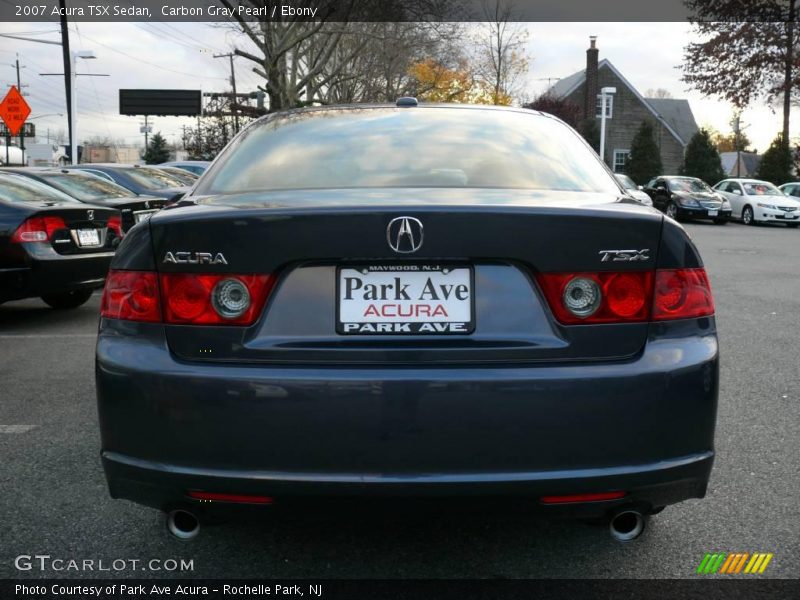 Carbon Gray Pearl / Ebony 2007 Acura TSX Sedan