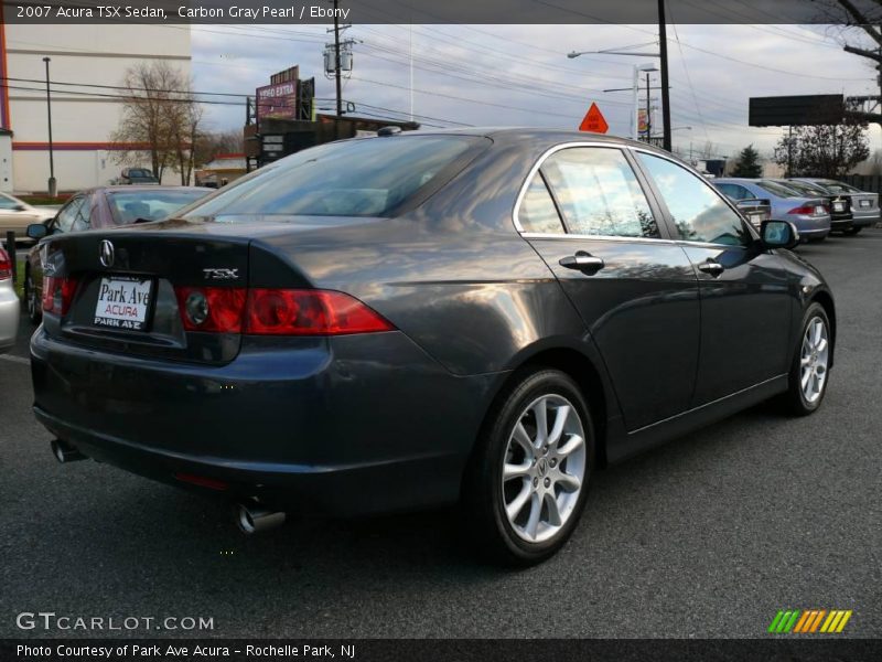 Carbon Gray Pearl / Ebony 2007 Acura TSX Sedan