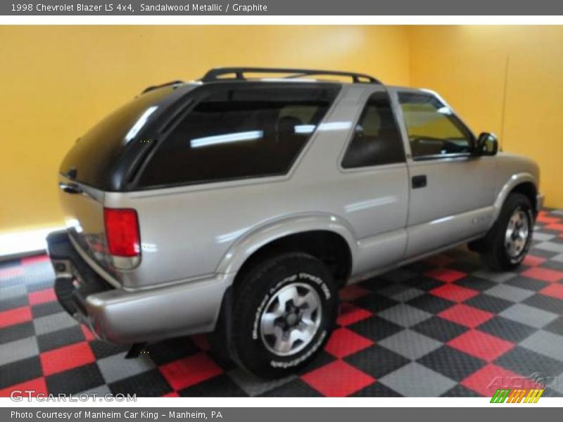 Sandalwood Metallic / Graphite 1998 Chevrolet Blazer LS 4x4