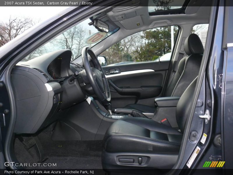 Carbon Gray Pearl / Ebony 2007 Acura TSX Sedan