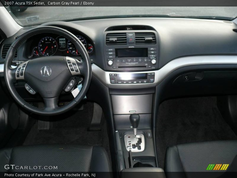 Carbon Gray Pearl / Ebony 2007 Acura TSX Sedan