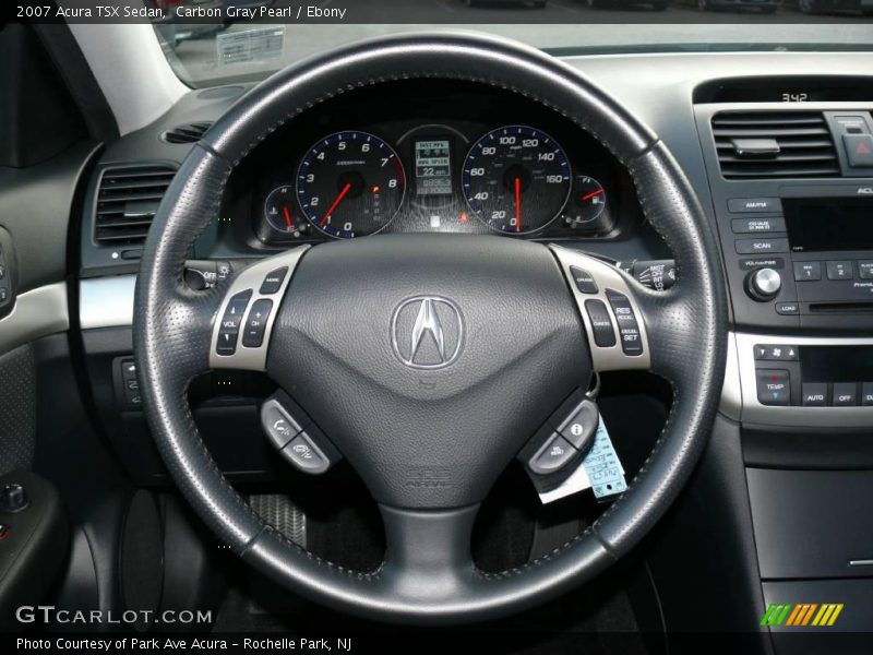 Carbon Gray Pearl / Ebony 2007 Acura TSX Sedan