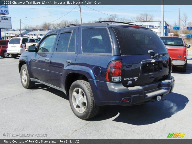 Imperial Blue Metallic / Light Gray 2008 Chevrolet TrailBlazer LS 4x4