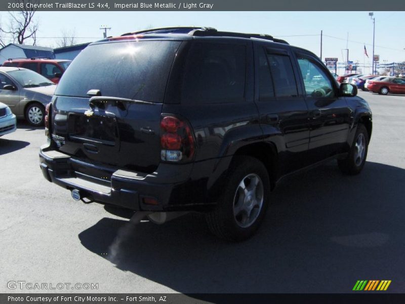 Imperial Blue Metallic / Light Gray 2008 Chevrolet TrailBlazer LS 4x4