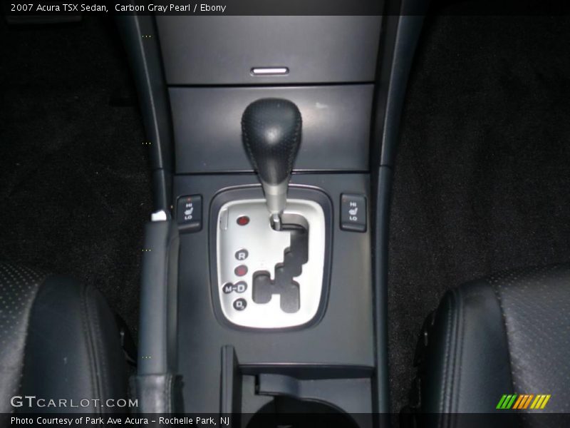Carbon Gray Pearl / Ebony 2007 Acura TSX Sedan