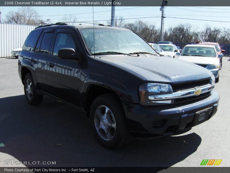Imperial Blue Metallic / Light Gray 2008 Chevrolet TrailBlazer LS 4x4