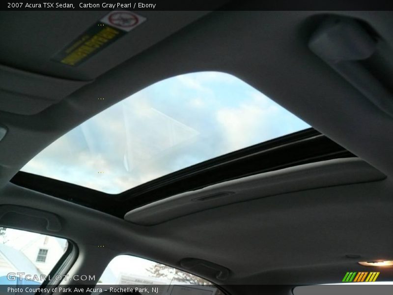 Carbon Gray Pearl / Ebony 2007 Acura TSX Sedan
