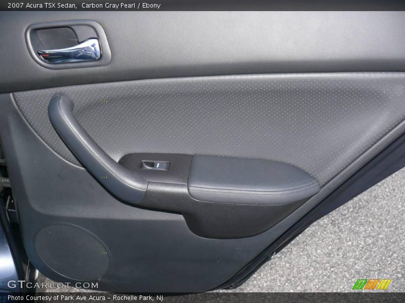 Carbon Gray Pearl / Ebony 2007 Acura TSX Sedan