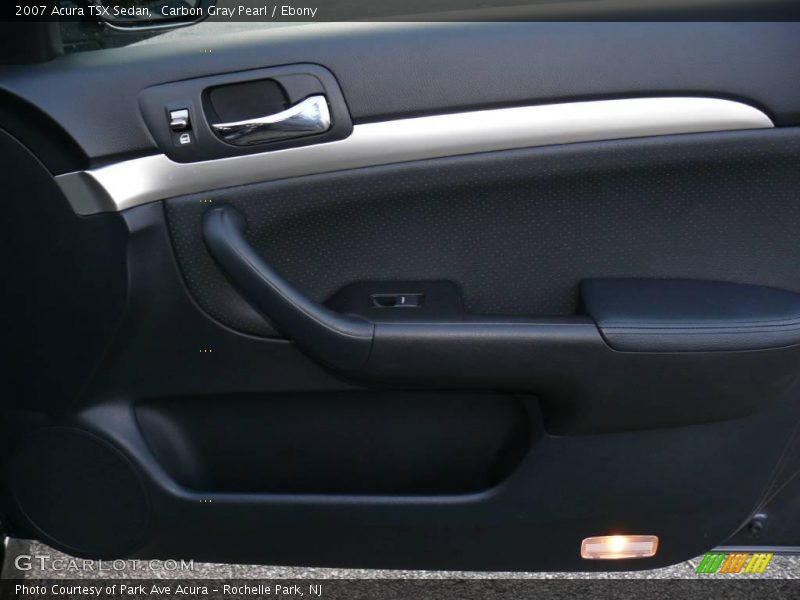 Carbon Gray Pearl / Ebony 2007 Acura TSX Sedan