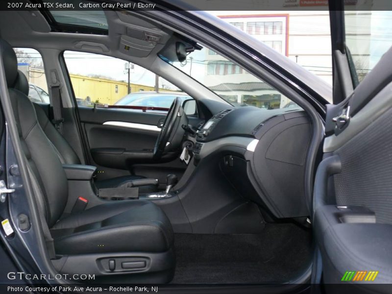 Carbon Gray Pearl / Ebony 2007 Acura TSX Sedan