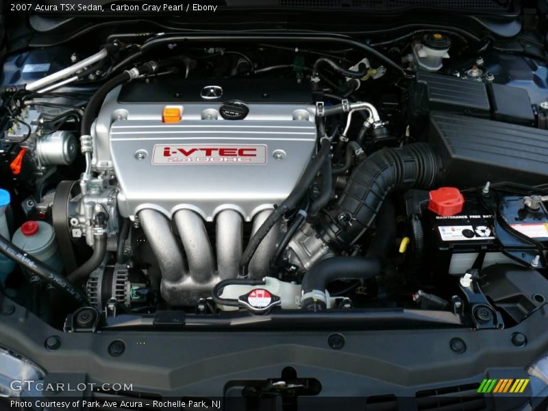 Carbon Gray Pearl / Ebony 2007 Acura TSX Sedan
