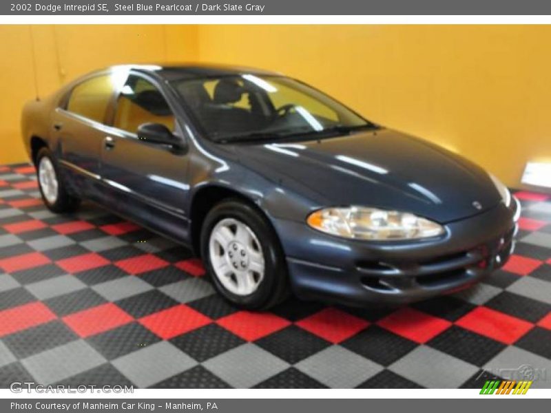 Steel Blue Pearlcoat / Dark Slate Gray 2002 Dodge Intrepid SE