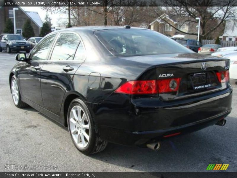 Nighthawk Black Pearl / Ebony 2007 Acura TSX Sedan
