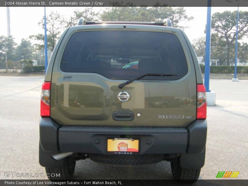 Canteen Metallic Green / Gray 2004 Nissan Xterra SE