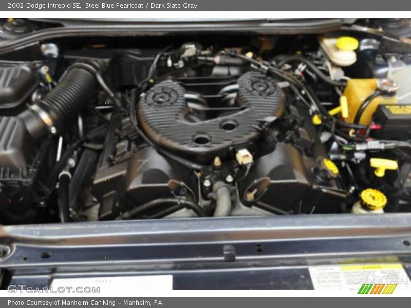 Steel Blue Pearlcoat / Dark Slate Gray 2002 Dodge Intrepid SE