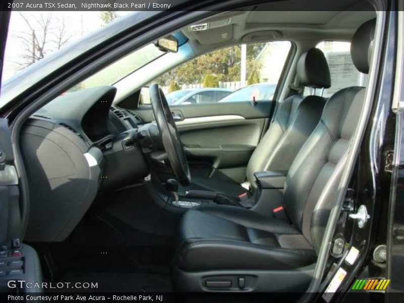 Nighthawk Black Pearl / Ebony 2007 Acura TSX Sedan