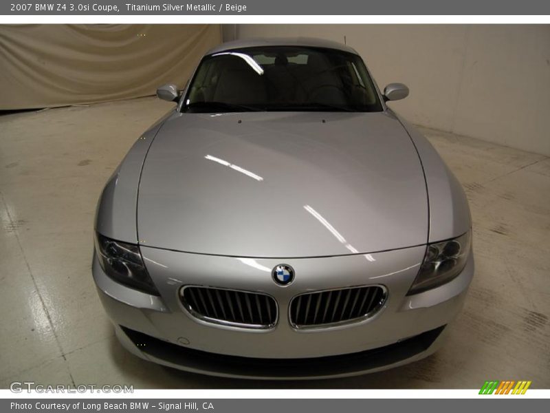 Titanium Silver Metallic / Beige 2007 BMW Z4 3.0si Coupe
