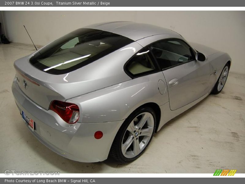 Titanium Silver Metallic / Beige 2007 BMW Z4 3.0si Coupe